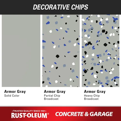 Vista 28 de Rust-Oleum 225359-2PK - Pintura e imprimación para pisos de concreto y garaje, galón, gris armadura satinada, paquete de 2