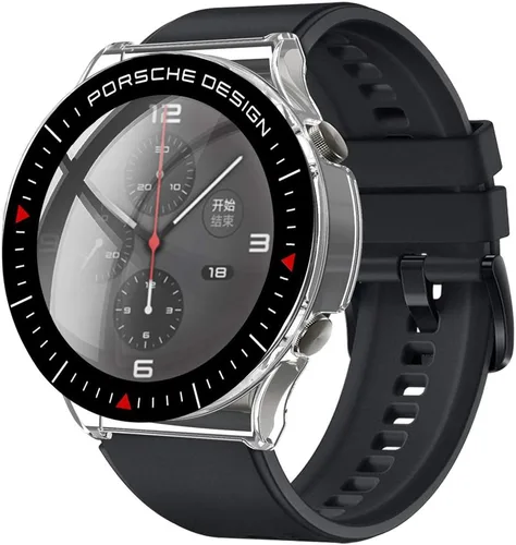 Vista 10 de Compatible con Huawei Watch GT 2 Pro Protector de pantalla Ultra Delgado HD Vidrio Templado Protector de Pantalla Protección General Electroplate