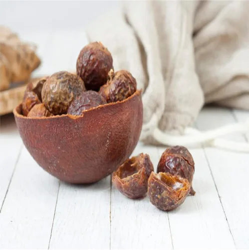 Vista 2 de Reetha/Aritha/Soapnut (Sapindus mukorossi) en polvo, limpiador y nutritivo natural para el cabello - 3.53 oz