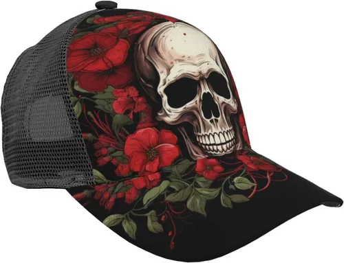 Vista 8 de Gorra de béisbol Gorra de camionero Gorra táctica para operador al aire libre, sombreros de sol de malla transpirable con ala curvada