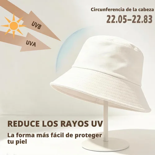 Vista 2 de Paquete de 3 sombreros de verano unisex para actividades al aire libre 3 Negro/Blanco/Beige