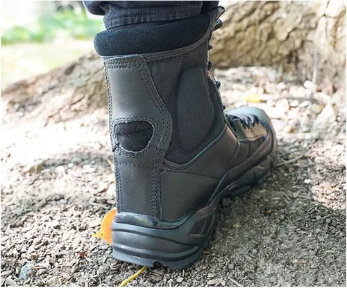 Vista 5 de Zivopah Botas tácticas para hombre, botas de combate ligeras, botas de trabajo duraderas, botas de desierto