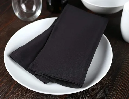Vista 2 de Arkwright Servilletas de tela para restaurante, (paquete de 25) servilletas de poliéster hilado con bordes con dobladillo, ideal para cenas, bodas
