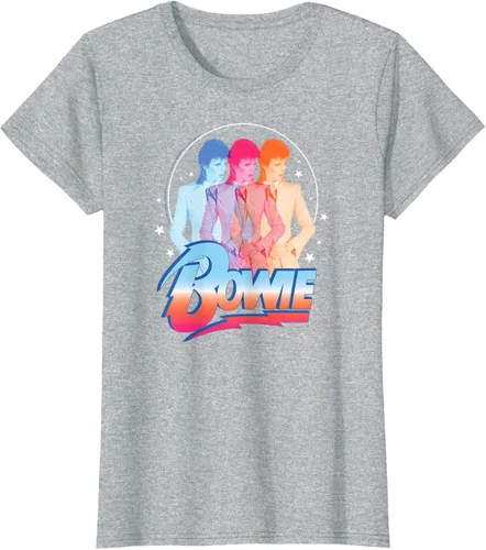 Vista 22 de David Bowie - Camiseta Bowie 3D, Negro