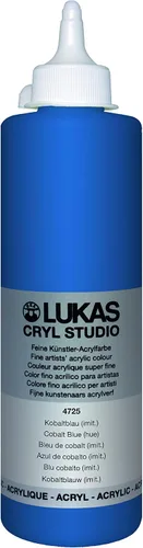 Vista 52 de Lukas CRYL Studio Artist - Pintura acrílica para artistas, Alizarín Carmesí, botella de 250 ml - Pinturas acrílicas de alto pigmento para pintar