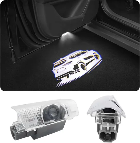 Vista 9 de 2 PCS Luces LED con Logo para Puerta de Auto Compatibles con 4Runner 2010-presente Proyector de Cortesía Luz de Bienvenida Láser Lámpara de Charco