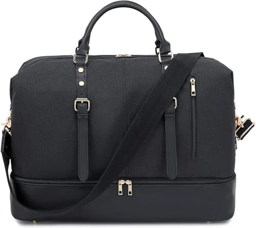 Vista 9 de Weekender Overnight - Bolsa de viaje de gran tamaño para hombres y mujeres
