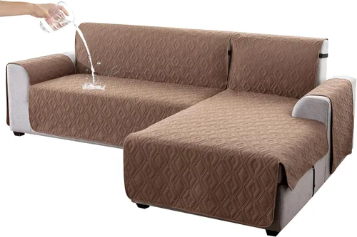 Vista 15 de Genina - Funda impermeable para tumbona en L para niños y mascotas (beige, XL)