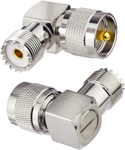 Vista 3 de BINGFU Adaptador de radiofrecuencia macho a hembra, paquete de 2, 50 ohmios