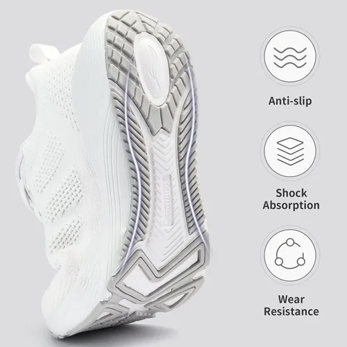 Vista 3 de Lamincoa Zapatos para caminar para mujer, tenis para correr, tenis y gimnasio