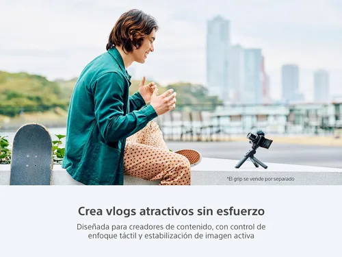 Vista 10 de Sony ZV-1 II Cámara de Vlog para Creadores de Contenido y Vloggers - Negro