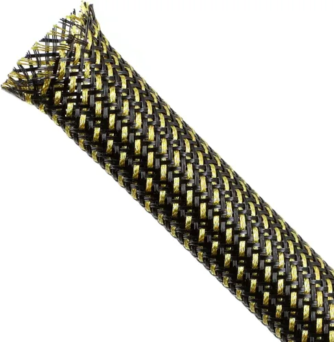 Vista 13 de Funda de cable trenzada, funda de cable trenzada expandible de PET, gestión de cables de malla flexible para audio, video y otros dispositivos