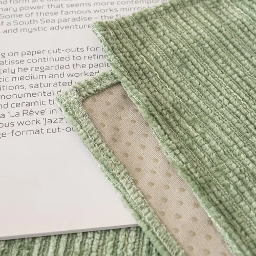 Vista 7 de vctops funda de sofá de chenilla suave con textura de tejido a rayas de color sólido, funda seccional para sofá lavable antideslizante para perros