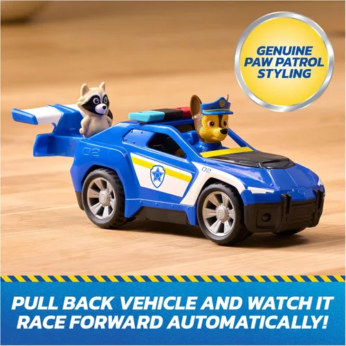 Vista 5 de Paw Patrol: Search & Rescue, Chase Rescue Cruiser Vehicle with 2 Figures