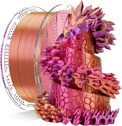 Vista 18 de Conjure PETG Rainbow - Filamento para impresora 3D, 2.2 libras Arco iris-2.2 lbs