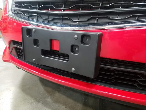 Vista 7 de Red Hound Auto Soporte de montaje de parachoques de matrícula frontal compatible con Chevrolet Cruze 2015-2016, incluye tornillos y accesorios