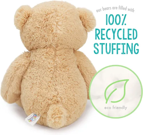 Vista 6 de BenBen Oso de Peluche Relleno, Oso de Peluche Marrón Relleno de 18 Pulgadas Juguete de Peluche, Regalos de Peluches Suaves para Baby Shower