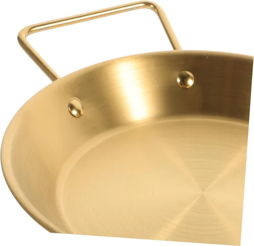 Vista 3 de OUNONA Tapa de olla para sartén de acero inoxidable, sartén binaural, antiadherente, construcción resistente, ahorra energía, perfecta para pasta