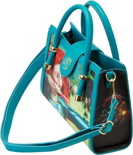 Vista 2 de Loungefly Disney Pixar Brave Merida Princess Scene - Bolsa cruzada