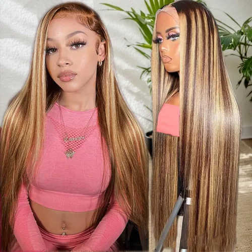 Vista 15 de Pelucas de cabello humano con encaje frontal color borgoña 99J de 13 x 4, pelucas de encaje frontal lacio prearrancado, pelucas de cabello humano