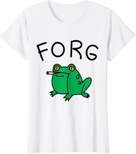 Vista 17 de Forg Y2K Sarcastic Cringe - Camiseta divertida Irónica Gen Z Weird Meme Cool, Blanco