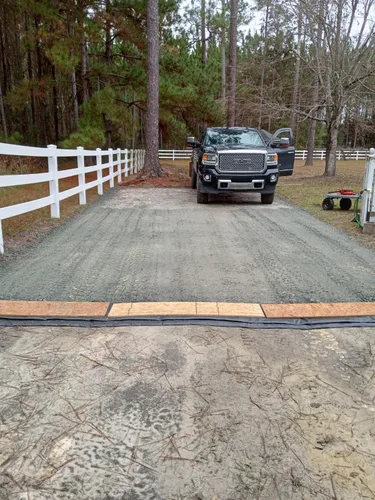 Vista 8 de Sandbaggy Tejido geotextil para paisaje, para estabilización del suelo y contrapiso para entrada, caminos de grava y estacionamientos, 200 libras
