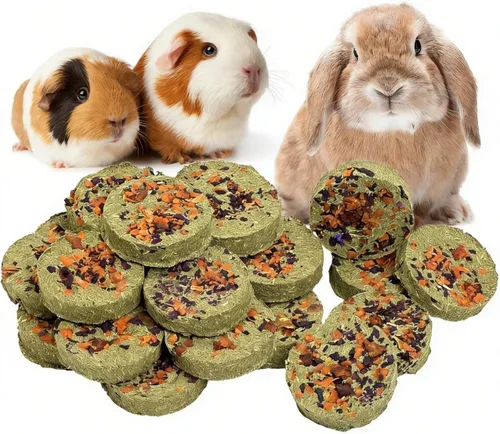Vista 10 de Fhiny Juguetes masticables de conejo, 30 palitos naturales para masticar, hechos a mano, conejillo de indias, golosinas molares para dientes