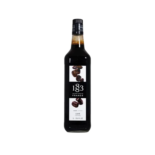 Vista 121 de 1883 Jarabe de Amaretto para bebidas, fabricado en Francia, botella de plástico de 1 litro