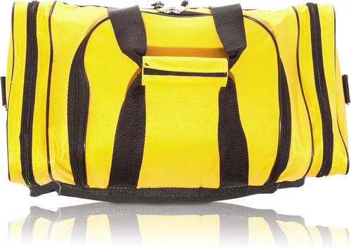 Vista 5 de Bolsa de lona, de DALIX, para el gimnasio, para viajar, 17 pulgadas