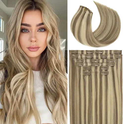 Vista 83 de Lacer Extensiones de cabello humano Remy sin costuras, color negro #1, ultra fino, doble trama de poliuretano, invisible, 7 unidades, 4.33 oz