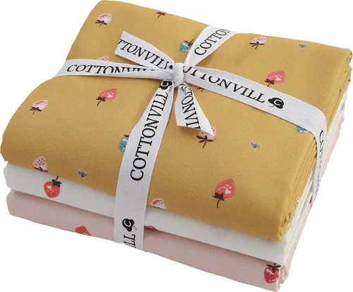 Vista 17 de COTTONVILL Colección Bloom 20COUNT - Tela de acolchado con estampado de algodón (1 yarda, 01-Bloom Main-1)