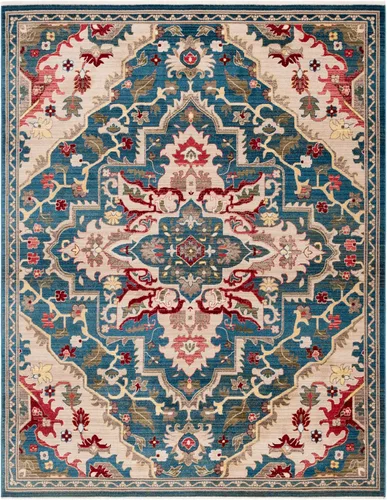 Vista 11 de SAFAVIEH Kashan Collection - Alfombra de área de 2 x 3 pies, color rojo y beige, diseño oriental tradicional, no desprende pelusa y de fácil