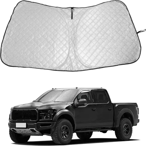 Vista 9 de Parasol para parabrisas para RAV4 2019-2022 2023 2024 2025, accesorios mejorados, parasol plegable y grueso, ajuste personalizado, bloqueador