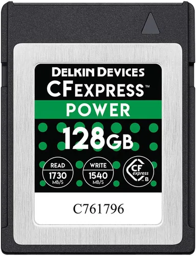 Vista 2 de Delkin Devices Tarjeta de memoria de 128 GB Power CFexpress tipo B (DCFX1-128)
