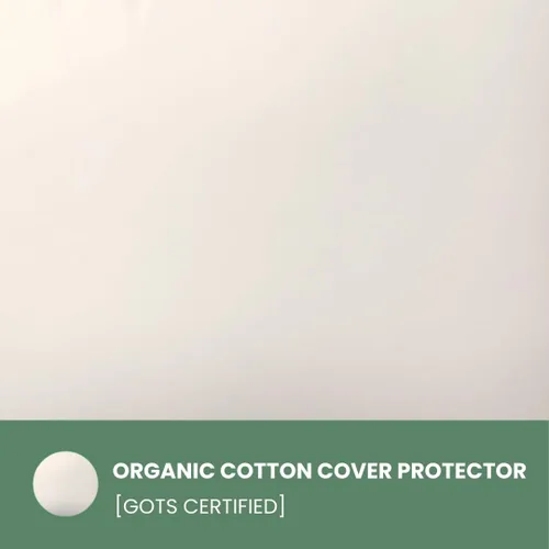 Vista 8 de ORGANIC TEXTILES Almohada de lana 100% natural con funda de algodón orgánico, certificado GOTS (estándar, paquete de 1)