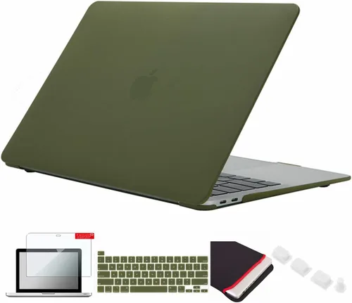 Vista 24 de Se7enline Compatible con MacBook Pro Touch Bar Case 2016/2017/2018/2019, funda rígida mate para Mac Pro de 13 pulgadas, A1706/A1989/A2159, funda