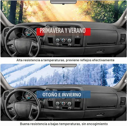 Vista 7 de Alfombrilla para salpicadero de nido de abeja compatible con Chevy Silverado 1999-2006 GMC Sierra 1500/2500/3500 2001-2006 Tahoe Avalanche Suburban
