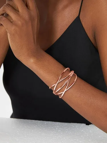 Vista 111 de Long tiantian Pulsera de oro gruesa para mujer, pulseras de oro delicadas, pulseras para mujer, pulseras apilables de eslabones de cadena