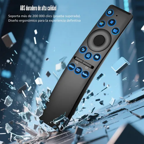 Vista 6 de Control remoto universal retroiluminado para Samsung Smart TV, reemplazo de control remoto Samsung, compatible con televisores inteligentes UHD QLED