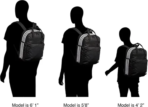 Vista 5 de adidas Mochila Unisex Essentials 2, NegroBlanco, Mochila Essentials 2