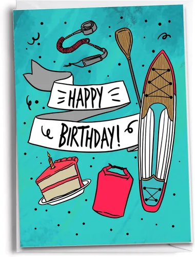 Vista 8 de Feliz cumpleaños ciclista al aire libre - Hombre