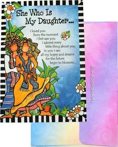 Vista 10 de Blue Mountain Arts Tarjeta de felicitación "For My Beautiful Daughter" es la tarjeta perfecta de Navidad, cumpleaños, graduación o "I Love You