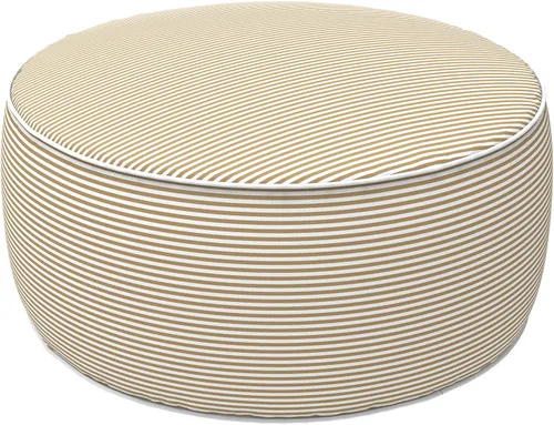 Vista 61 de LVTXIII Otomana inflable para interiores y exteriores, reposapiés redondo, 21 pulgadas de diámetro x 9 pulgadas de alto, todo clima, portátil, Hojas