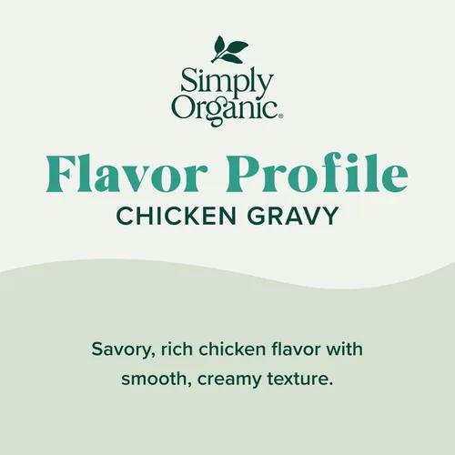 Vista 5 de SIMPLY ORGANIC Mezcla orgánica de salsa de pollo, 0.85 onzas