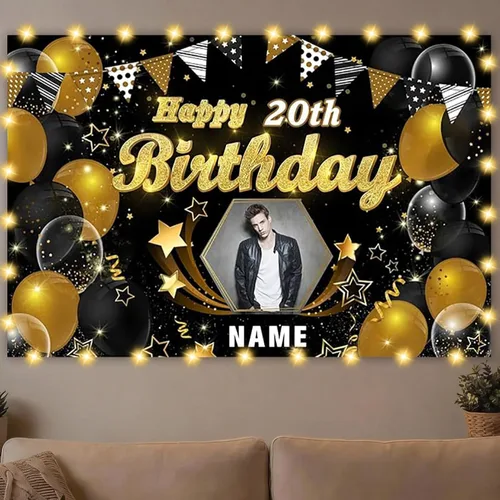 Vista 27 de Dicodes Decoraciones de cumpleaños de unicornio personalizadas para niñas, pancarta de cumpleaños de unicornio, decoración de cumpleaños de princesa