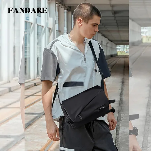Vista 2 de FANDARE Men Shoulder Bag Crossbody Bag Crossbody Messenger Bag