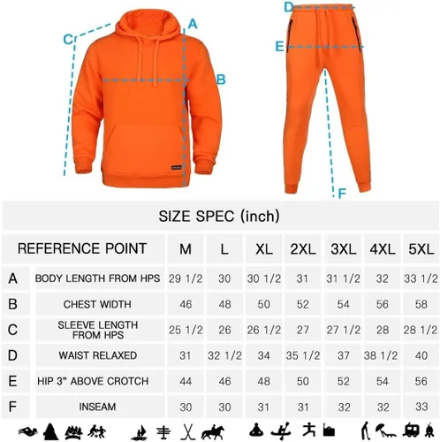 Vista 6 de Conjunto deportivo de forro polar con capucha para hombre, 2 piezas, conjunto casual para correr
