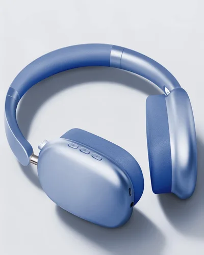 Vista 2 de Wentronic Y01 - Audífonos inalámbricos con cancelación de ruido Bluetooth 5.3 con micrófono, audio de alta resolución, tiempo de reproducción de 48