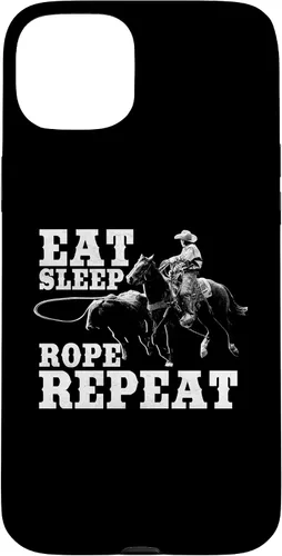 Vista 9 de Team Roping Funny Rodeo Cowboy Cowgirl Horse Riding Roper Case for iPhone 17