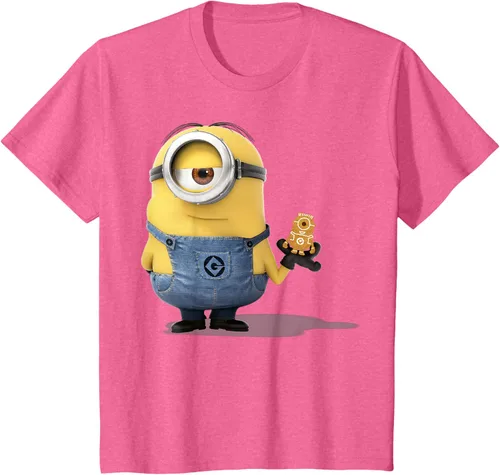 Vista 58 de Camiseta Despicable Me Minions Holding A Ginger Bread Minion Retrato Pequeña